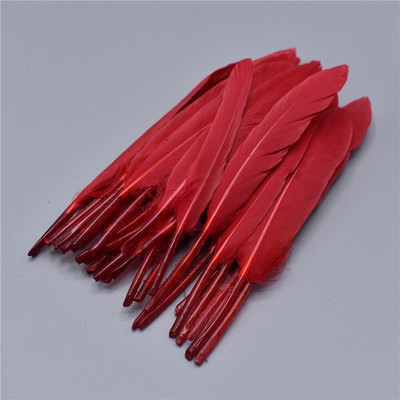 Pardisuled meisterdamiseks 10-15cm/4-6" Hanesuled punased suled valged mustad suled ploomikaunistus Carnaval Assesoires isetegemine