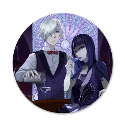 Mirties paradas Anime piktogramos Smeigtukai Ženkliuko papuošimas Sagės Metaliniai ženkleliai drabužiams Kuprinės puošimas