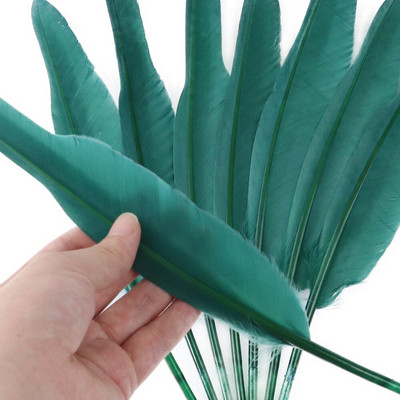 50 buc. pene de gâscă naturală, fabricarea de bijuterii, 25-30 cm/10-12 inci, pene de decorare pentru lucrare manuală de nuntă, pentru meșteșuguri, comerț cu ridicata