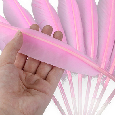 50 buc. pene de gâscă naturală, fabricarea de bijuterii, 25-30 cm/10-12 inci, pene de decorare pentru lucrare manuală de nuntă, pentru meșteșuguri, comerț cu ridicata