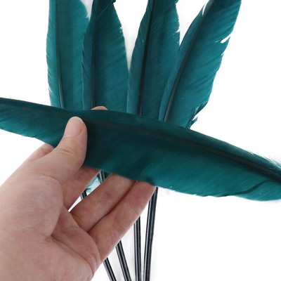50 buc. pene de gâscă naturală, fabricarea de bijuterii, 25-30 cm/10-12 inci, pene de decorare pentru lucrare manuală de nuntă, pentru meșteșuguri, comerț cu ridicata