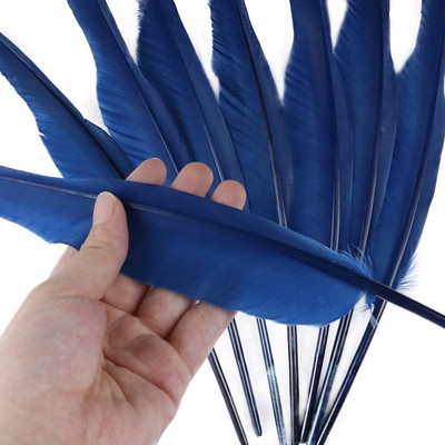 50 buc. pene de gâscă naturală, fabricarea de bijuterii, 25-30 cm/10-12 inci, pene de decorare pentru lucrare manuală de nuntă, pentru meșteșuguri, comerț cu ridicata