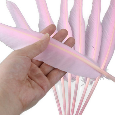 50 buc. pene de gâscă naturală, fabricarea de bijuterii, 25-30 cm/10-12 inci, pene de decorare pentru lucrare manuală de nuntă, pentru meșteșuguri, comerț cu ridicata