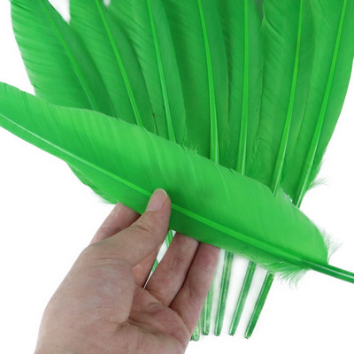 50 buc. pene de gâscă naturală, fabricarea de bijuterii, 25-30 cm/10-12 inci, pene de decorare pentru lucrare manuală de nuntă, pentru meșteșuguri, comerț cu ridicata