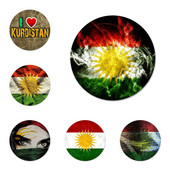 Ikone zastave Kurdistana Igle Dekoracija znački Broševi Metalne značke za ukrašavanje ruksaka