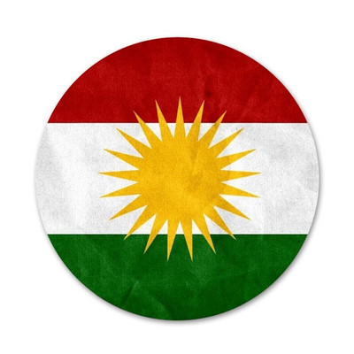 Ikone zastave Kurdistana Igle Dekoracija znački Broševi Metalne značke za ukrašavanje ruksaka