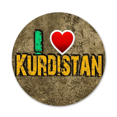 Ikone zastave Kurdistana Igle Dekoracija znački Broševi Metalne značke za ukrašavanje ruksaka