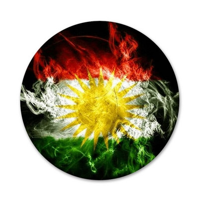 Ikone zastave Kurdistana Igle Dekoracija znački Broševi Metalne značke za ukrašavanje ruksaka