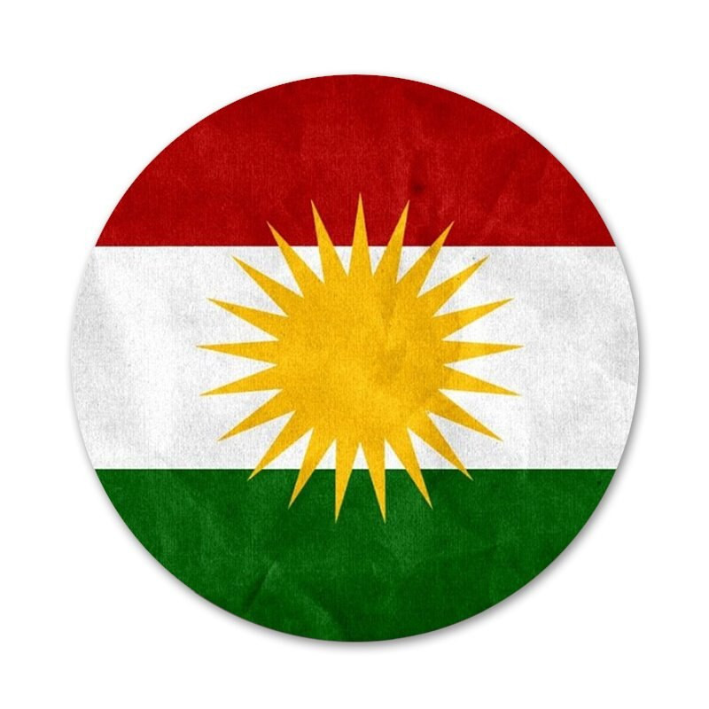 Ikone zastave Kurdistana Igle Dekoracija znački Broševi Metalne značke za ukrašavanje ruksaka