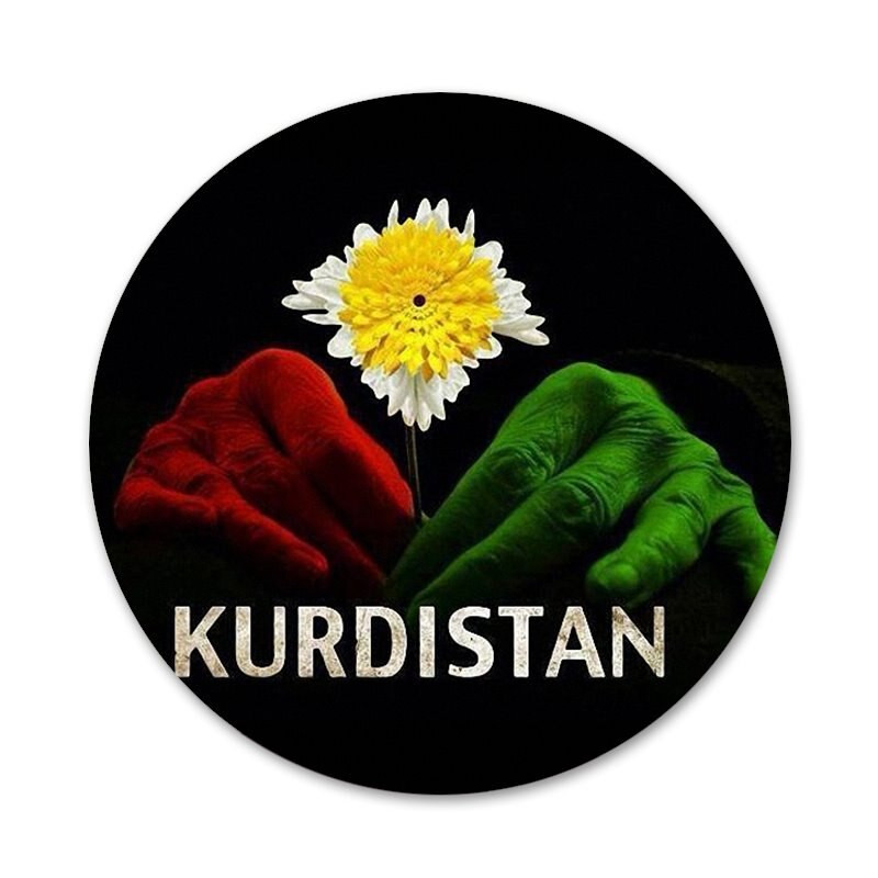Ikone zastave Kurdistana Igle Dekoracija znački Broševi Metalne značke za ukrašavanje ruksaka