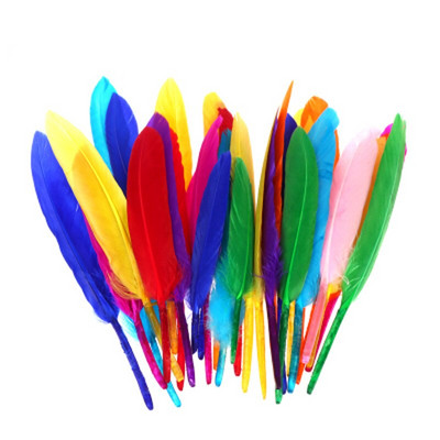 10 buc. Pene de gâscă de aur pentru artizanat, pene pentru petrecere de nuntă, bricolaj, bijuterii din pene naturale, pentru decorarea casei de Crăciun