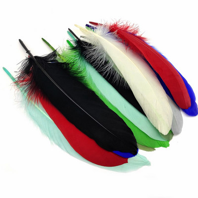 10 buc. Pene de gâscă de aur pentru artizanat, pene pentru petrecere de nuntă, bricolaj, bijuterii din pene naturale, pentru decorarea casei de Crăciun