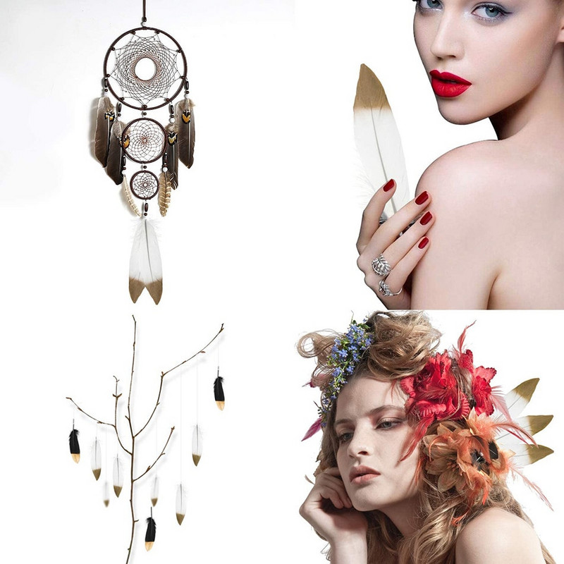 10 buc. Pene de gâscă de aur pentru artizanat, pene pentru petrecere de nuntă, bricolaj, bijuterii din pene naturale, pentru decorarea casei de Crăciun