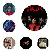 Michael Jackson Fashion Badge Sagės Smeigtukai Priedai drabužiams Kuprinės dekoravimo dovana