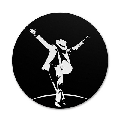 Michael Jackson Fashion Badge Sagės Smeigtukai Priedai drabužiams Kuprinės dekoravimo dovana