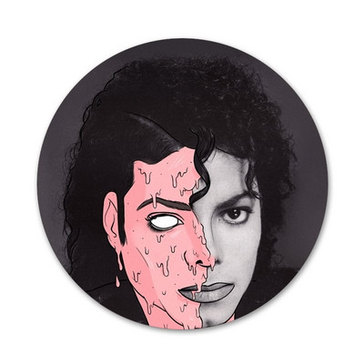 Michael Jackson Fashion Badge Sagės Smeigtukai Priedai drabužiams Kuprinės dekoravimo dovana