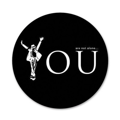 Michael Jackson Fashion Badge Sagės Smeigtukai Priedai drabužiams Kuprinės dekoravimo dovana