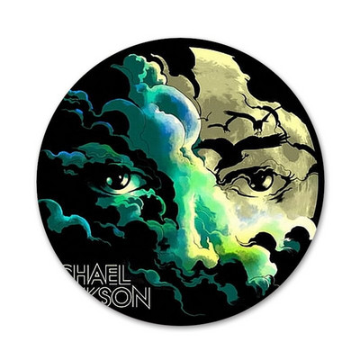 Michael Jackson Fashion Badge Sagės Smeigtukai Priedai drabužiams Kuprinės dekoravimo dovana