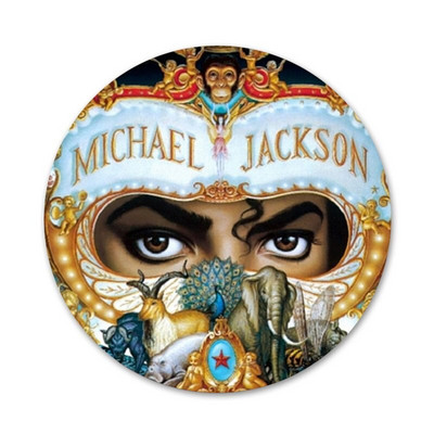 Michael Jackson Fashion Badge Sagės Smeigtukai Priedai drabužiams Kuprinės dekoravimo dovana
