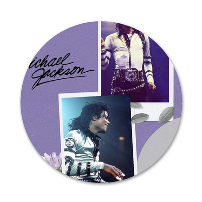 Michael Jackson Fashion Badge Sagės Smeigtukai Priedai drabužiams Kuprinės dekoravimo dovana