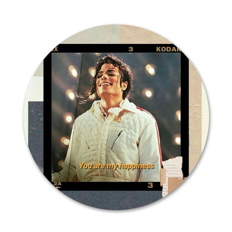 Michael Jackson Fashion Badge Sagės Smeigtukai Priedai drabužiams Kuprinės dekoravimo dovana