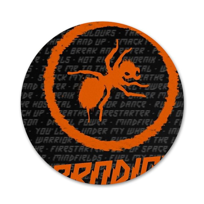 The Prodigy Rotting Icons Pins Διακοσμητικό σήμα Καρφίτσες Μεταλλικές κονκάρδες για ρούχα Διακόσμηση σακιδίου πλάτης 58mm