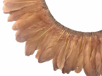 Χονδρική πώληση 2 μέτρων/παρτίδα Βαμμένα φτερά χήνας Χακί Κορδέλες φόρεμα με φτερά χήνας Κρόσσια ζώνη φόρεμα διακοσμητικά ρούχα