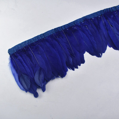 Veleprodaja 2 metra/lot Obrubi od kaki guščjeg perja Resice od pravog guščjeg perja Vrpce Pojas za haljine Ukrasna odjeća