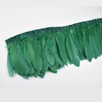 Veleprodaja 2 metra/lot Obrubi od kaki guščjeg perja Resice od pravog guščjeg perja Vrpce Pojas za haljine Ukrasna odjeća