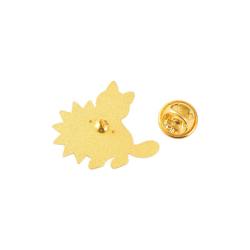 Must punkar kass hoiab kuumärke ja nööpnõelad Jõulukaunistus Emailnõel Kawaii kott Kingitus Meestele Naistele Moeehted Rõivad Kaunistus