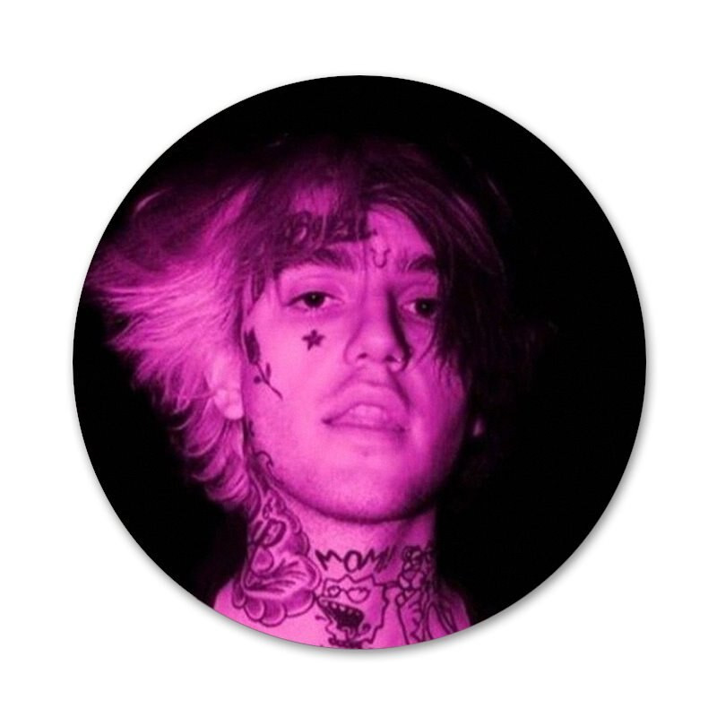 58mm Lil Peep põrgupoiss Elu on ilus nutma beebi ikoonid nööpnõelad märgi kaunistus prossid Metallist märgid seljakoti kaunistamiseks