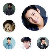 Ji Chang Wook Korėjos aktorius Piktogramos Smeigtukai Ženkliuko puošimas Sagės Metaliniai Drabužių ženkleliai Kuprinės papuošimas 58mm
