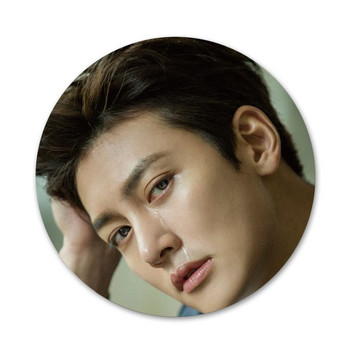 Ji Chang Wook Корейски актьор Икони Щифтове Декорация на значки Брошки Метални значки за дрехи Декорация на раница 58 мм