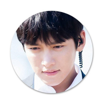 Ji Chang Wook Корейски актьор Икони Щифтове Декорация на значки Брошки Метални значки за дрехи Декорация на раница 58 мм