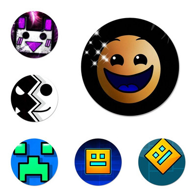 Geometry Dash Badge Καρφίτσα Καρφίτσα Αξεσουάρ για Ρούχα Δώρο Δώρο Σακίδιο πλάτης