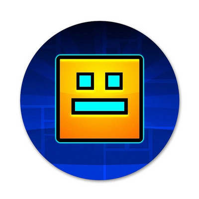 Geometry Dash Badge Καρφίτσα Καρφίτσα Αξεσουάρ για Ρούχα Δώρο Δώρο Σακίδιο πλάτης