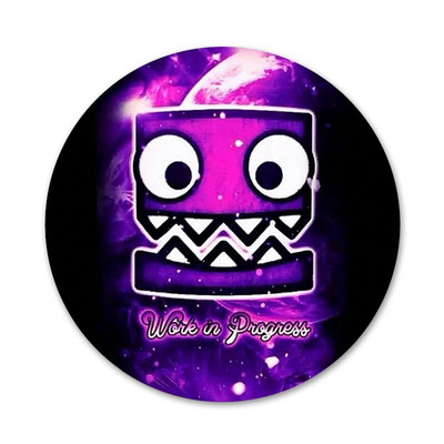 Geometry Dash Badge Καρφίτσα Καρφίτσα Αξεσουάρ για Ρούχα Δώρο Δώρο Σακίδιο πλάτης