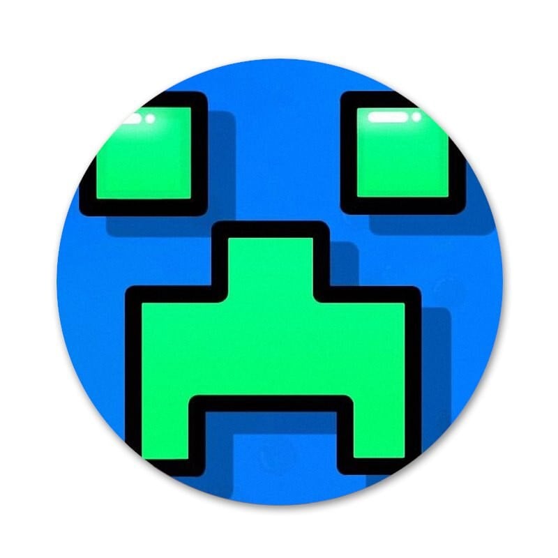 Geometry Dash Badge Καρφίτσα Καρφίτσα Αξεσουάρ για Ρούχα Δώρο Δώρο Σακίδιο πλάτης