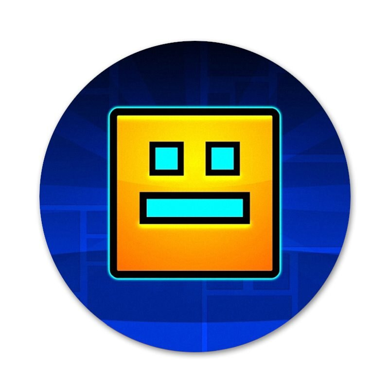 Geometry Dash Badge Καρφίτσα Καρφίτσα Αξεσουάρ για Ρούχα Δώρο Δώρο Σακίδιο πλάτης