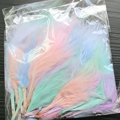 50 kom pilećeg perja 6-13 cm Pureće perje Karneval Noć vještica Božić DIY Craft Decoratie vjenčani ukras