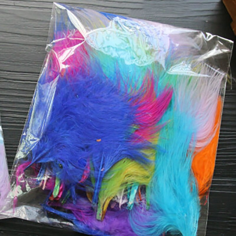 50 kom pilećeg perja 6-13 cm Pureće perje Karneval Noć vještica Božić DIY Craft Decoratie vjenčani ukras