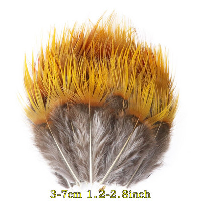 50 tk/pakk Naturaalsed pecock faasani suled käsitööks DIY ehete valmistamise tarvikud Väikesed kanaploomid kaunistuste hulgimüük