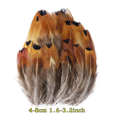 50 tk/pakk Naturaalsed pecock faasani suled käsitööks DIY ehete valmistamise tarvikud Väikesed kanaploomid kaunistuste hulgimüük