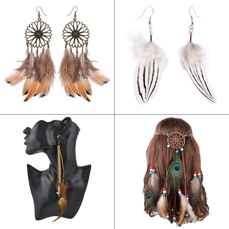 50 tk/pakk Naturaalsed pecock faasani suled käsitööks DIY ehete valmistamise tarvikud Väikesed kanaploomid kaunistuste hulgimüük