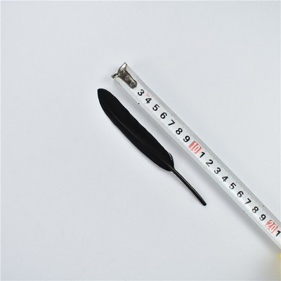 20 buc/lot pene negre pentru meșteșuguri struț cocoș pene gâscă pluma naturală pentru bricolaj accesorii artizanale creație de bijuterii