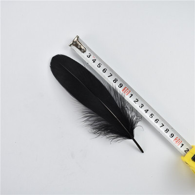 20 buc/lot pene negre pentru meșteșuguri struț cocoș pene gâscă pluma naturală pentru bricolaj accesorii artizanale creație de bijuterii
