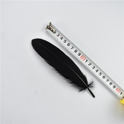 20 buc/lot pene negre pentru meșteșuguri struț cocoș pene gâscă pluma naturală pentru bricolaj accesorii artizanale creație de bijuterii
