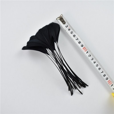 20 buc/lot pene negre pentru meșteșuguri struț cocoș pene gâscă pluma naturală pentru bricolaj accesorii artizanale creație de bijuterii