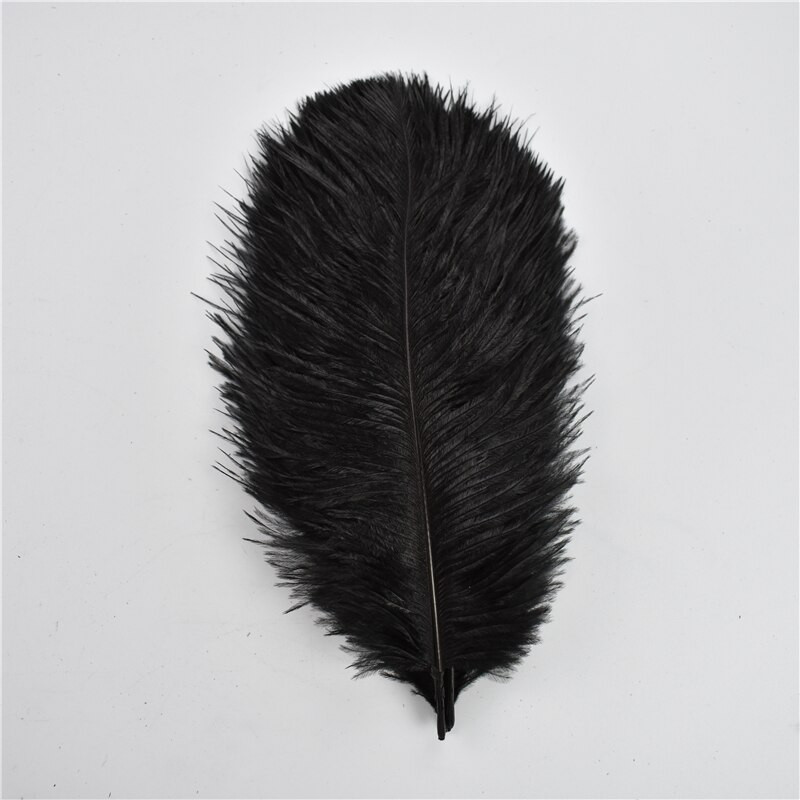 20 buc/lot pene negre pentru meșteșuguri struț cocoș pene gâscă pluma naturală pentru bricolaj accesorii artizanale creație de bijuterii