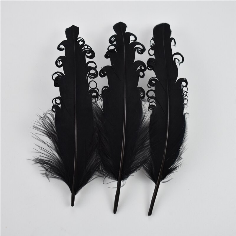 20 buc/lot pene negre pentru meșteșuguri struț cocoș pene gâscă pluma naturală pentru bricolaj accesorii artizanale creație de bijuterii